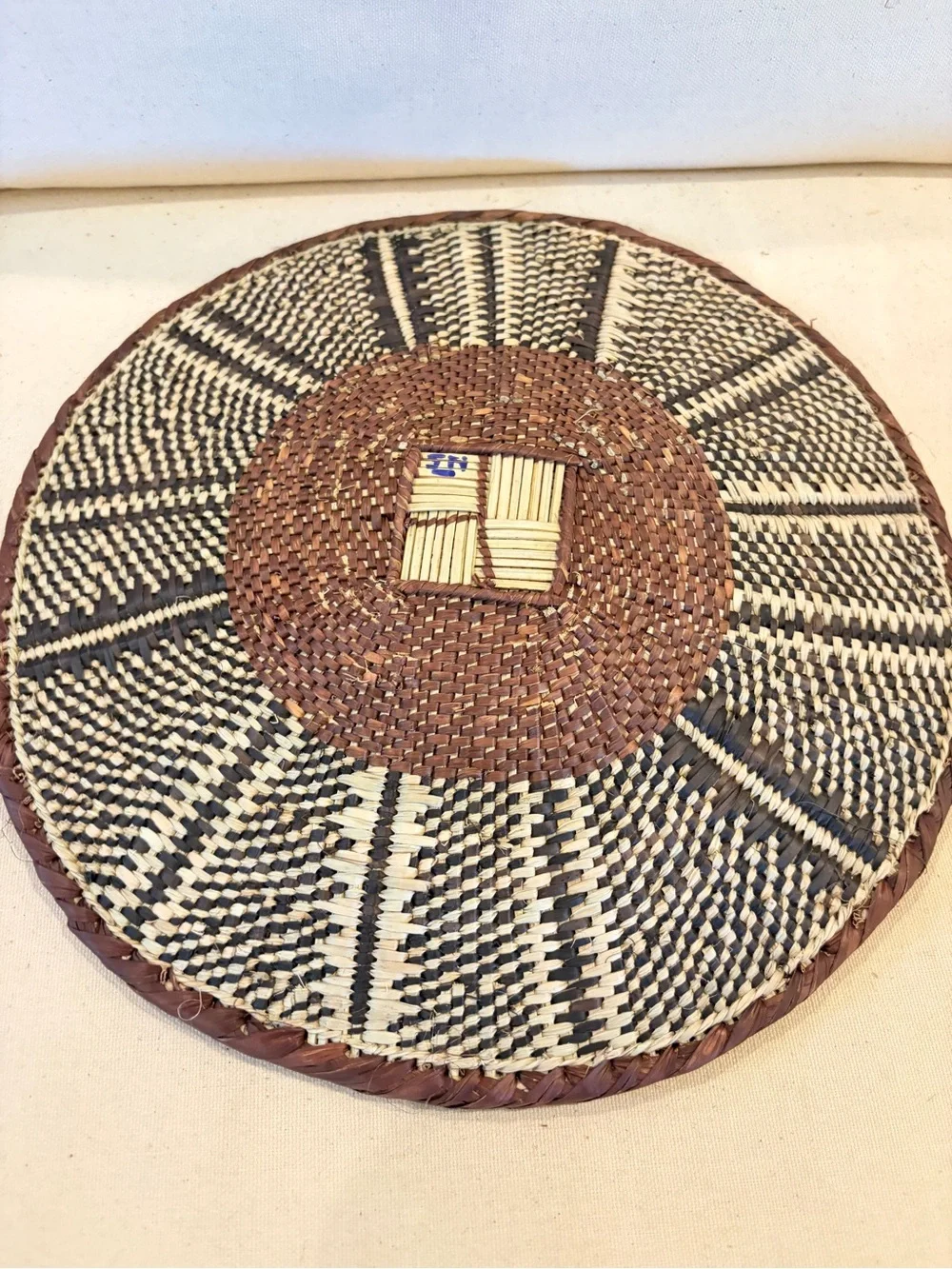 NEW Africa Woven Basket. Made by the Binga people of Zambia/Zimbabwe